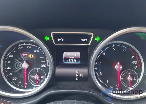 2017 Mercedes-Benz Gls 450 4Matic из США, поврежденный, VIN 4JGDF6EE3HA959420